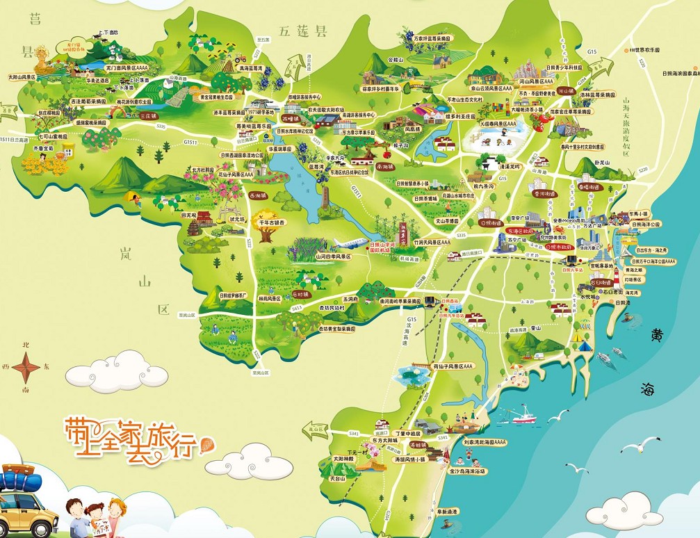 海阳景区使用手绘地图给景区能带来什么好处？